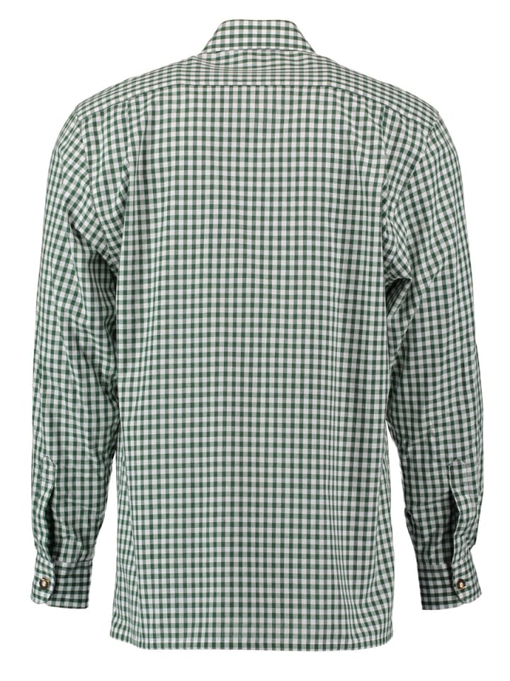 OS-Trachten Trachtenhemd Smoba in khaki/schlamm günstig kaufen