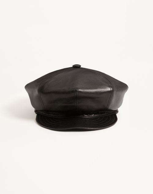 Valentino Garavani VLogo Signature Læder Beanie