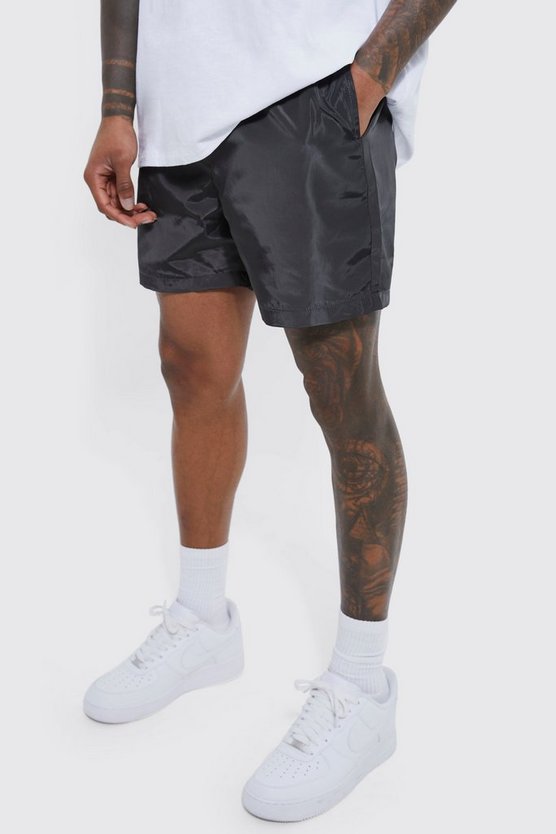 Nylon Shorts mit elastischem Bund