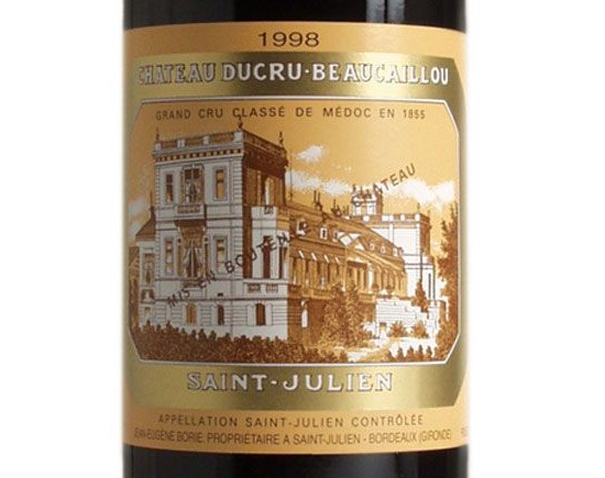 Château Ducru-Beaucaillou Rouge 1998, Second Cru Classé En 1855 Bordeaux Saint-Julien