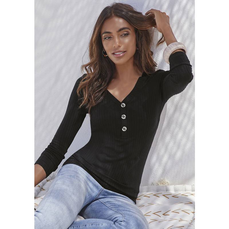 Lascana Langarmshirt Damen
