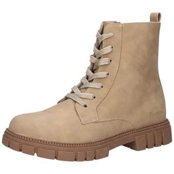 Puccetti Schnür Boots in beige