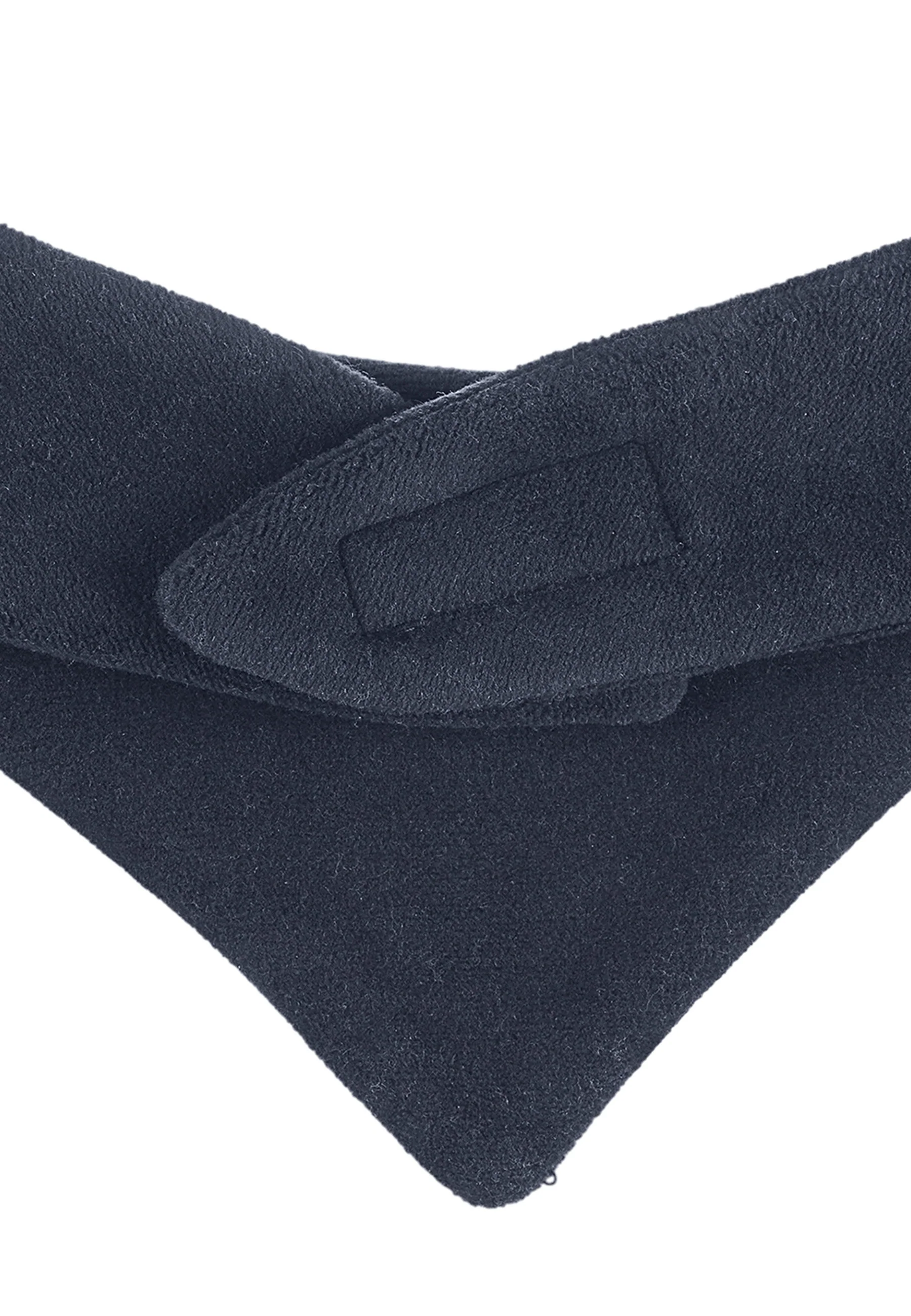 Dreieckstuch aus Microfleece mit Klettverschluss