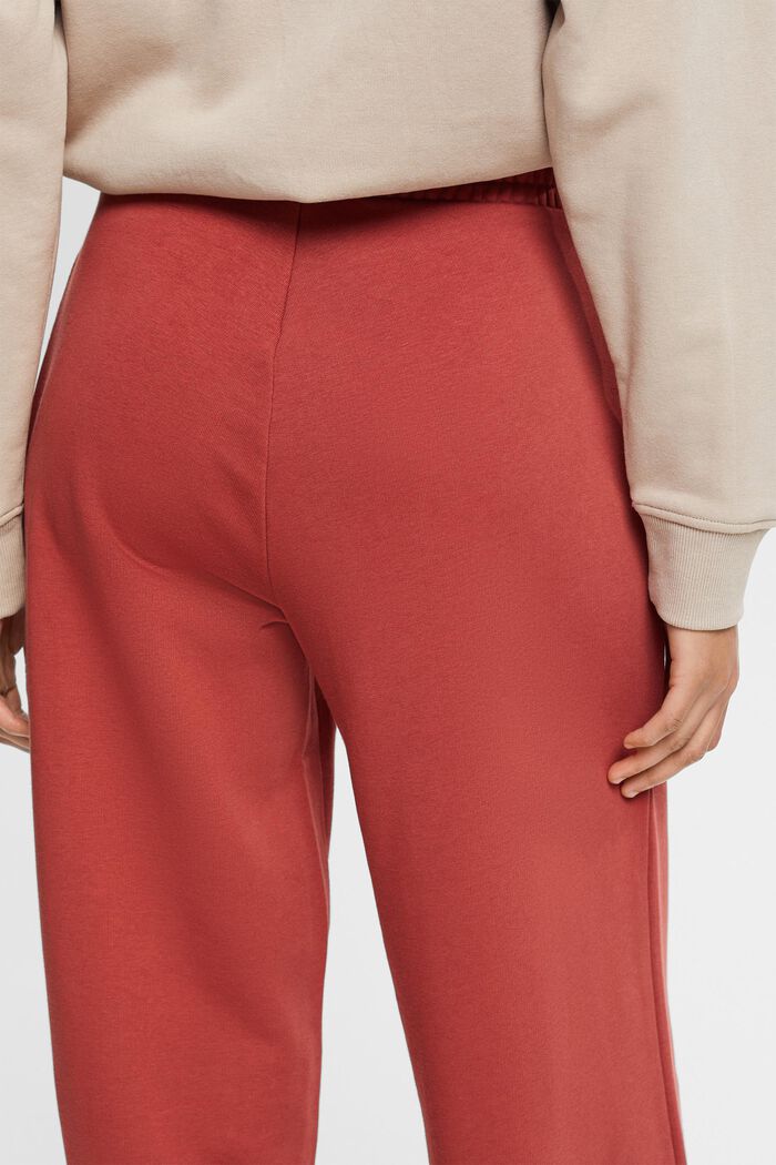 High-Rise-Pants im Jogger-Style mit weitem Bein