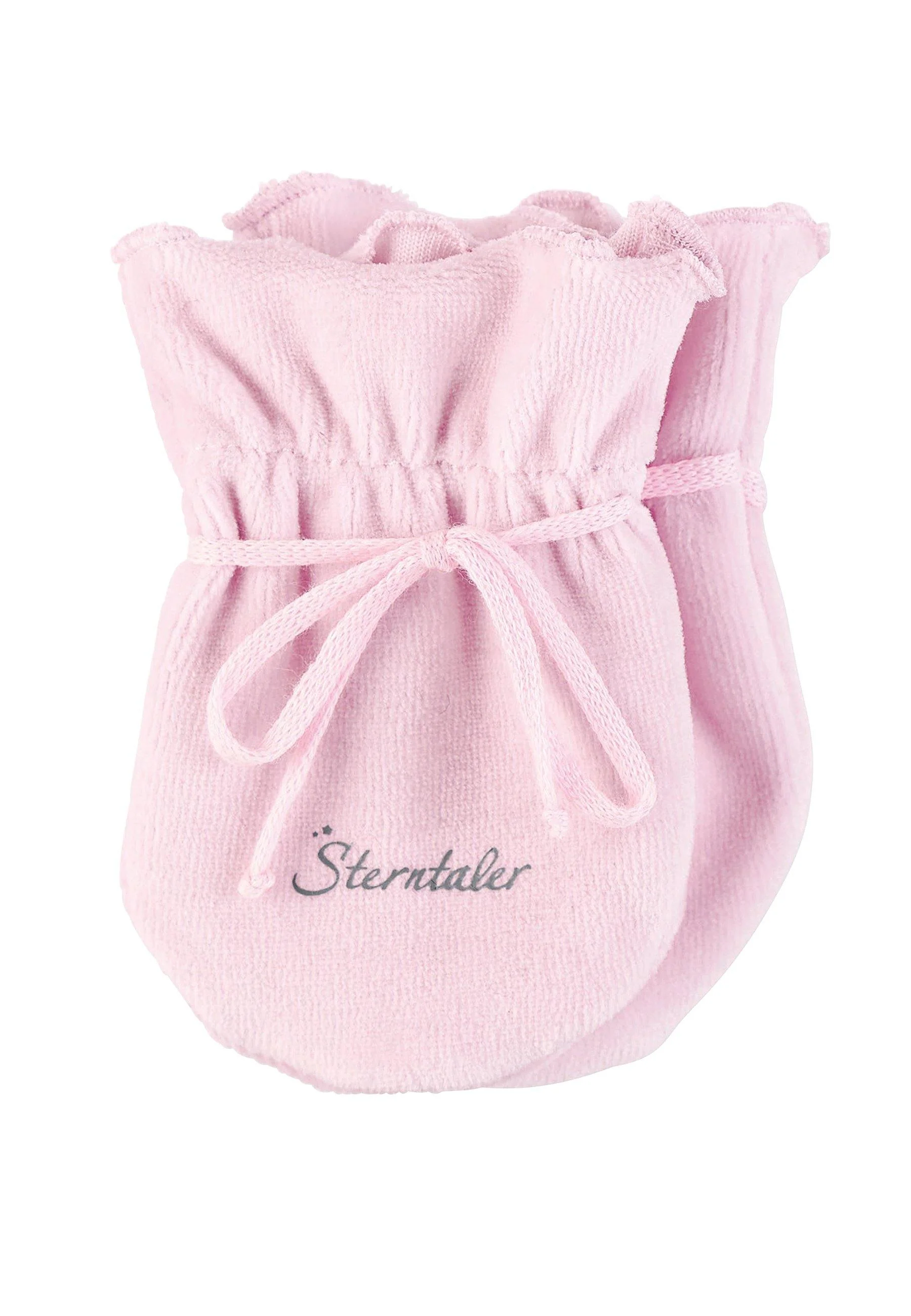 Kratzfäustlinge Baby aus weichem Nickimaterial uni