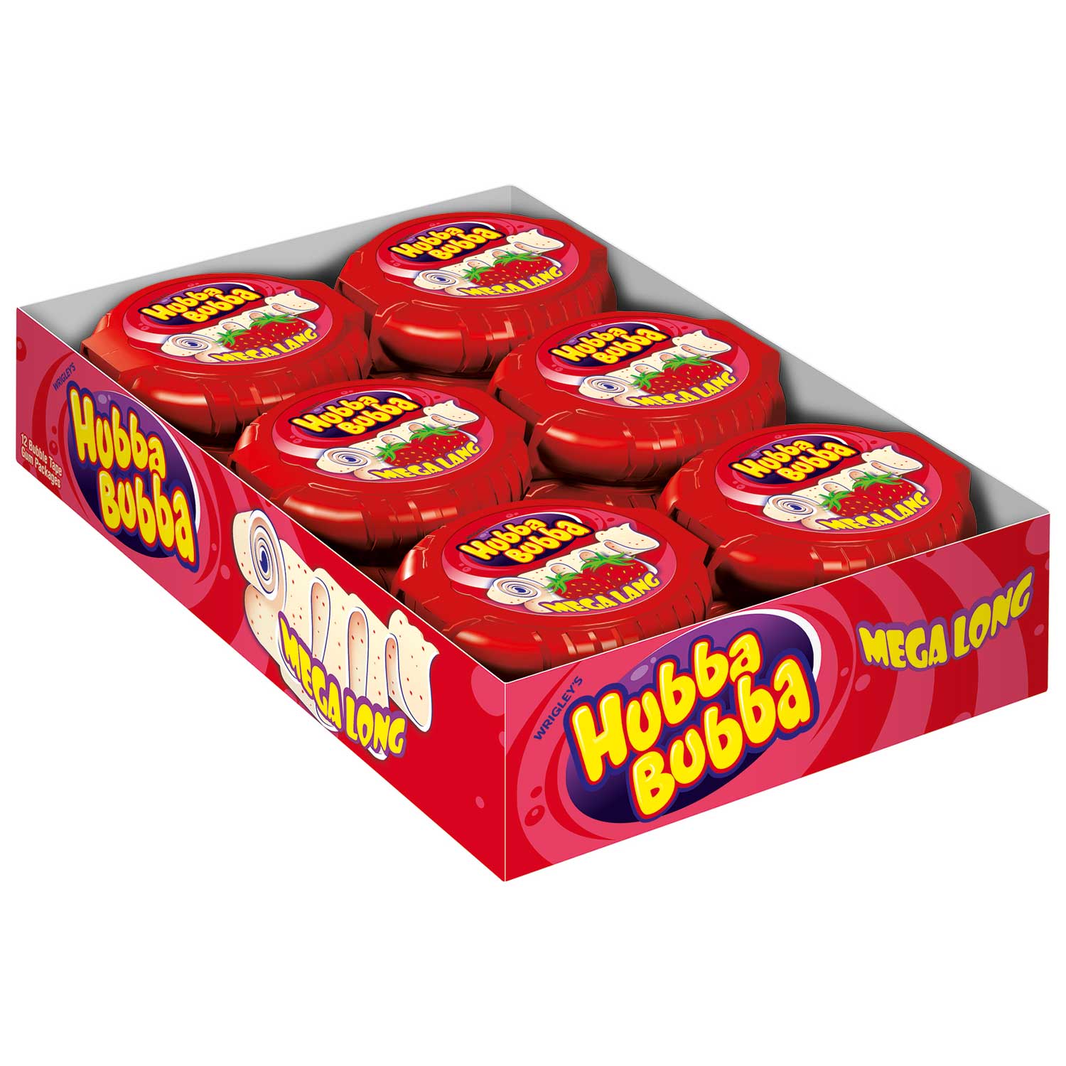 Hubba Bubba Bubble Tape Strawberry 56g