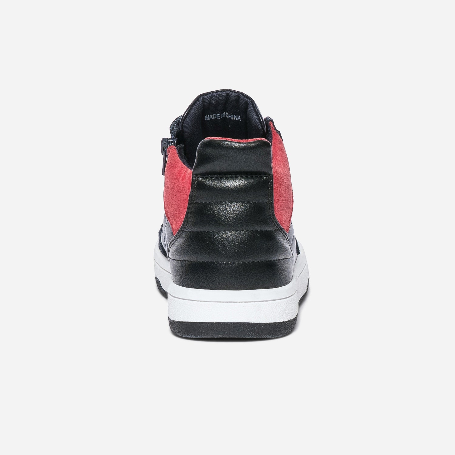 Basket BUGGY bleu marine et rouge
