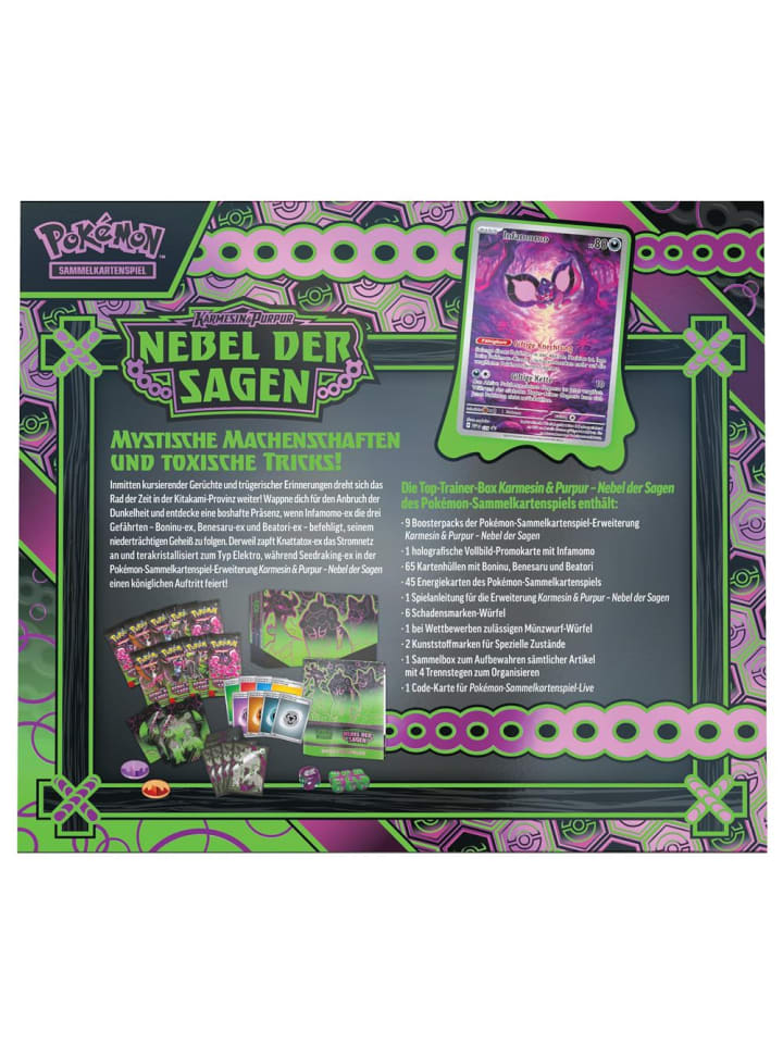 Pokémon Top-Trainer-Box Infamomo | Pokemon | Sammel-Karten Kollektion deutsch günstig kaufen onesize