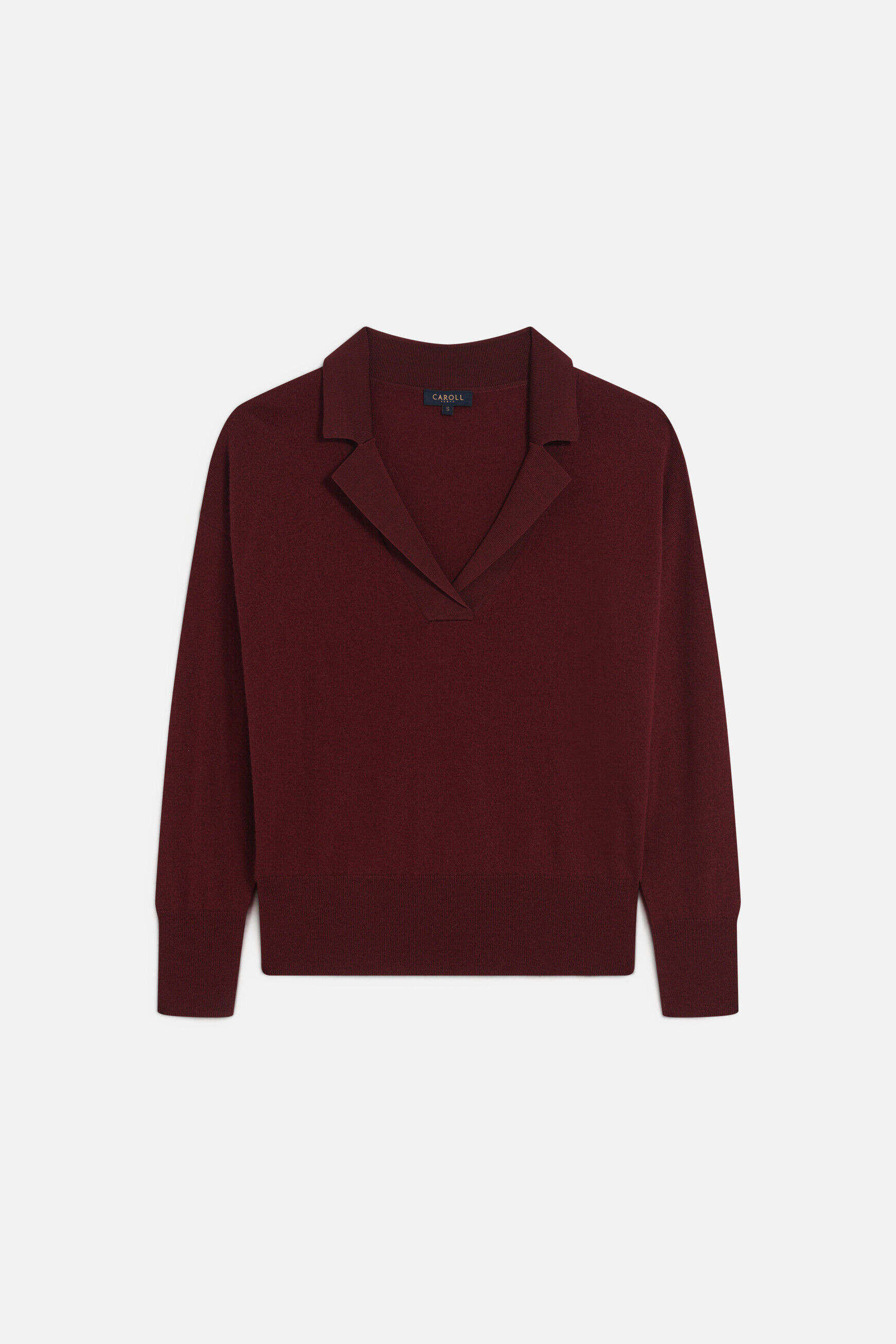 Pull marcelin bordeaux femme