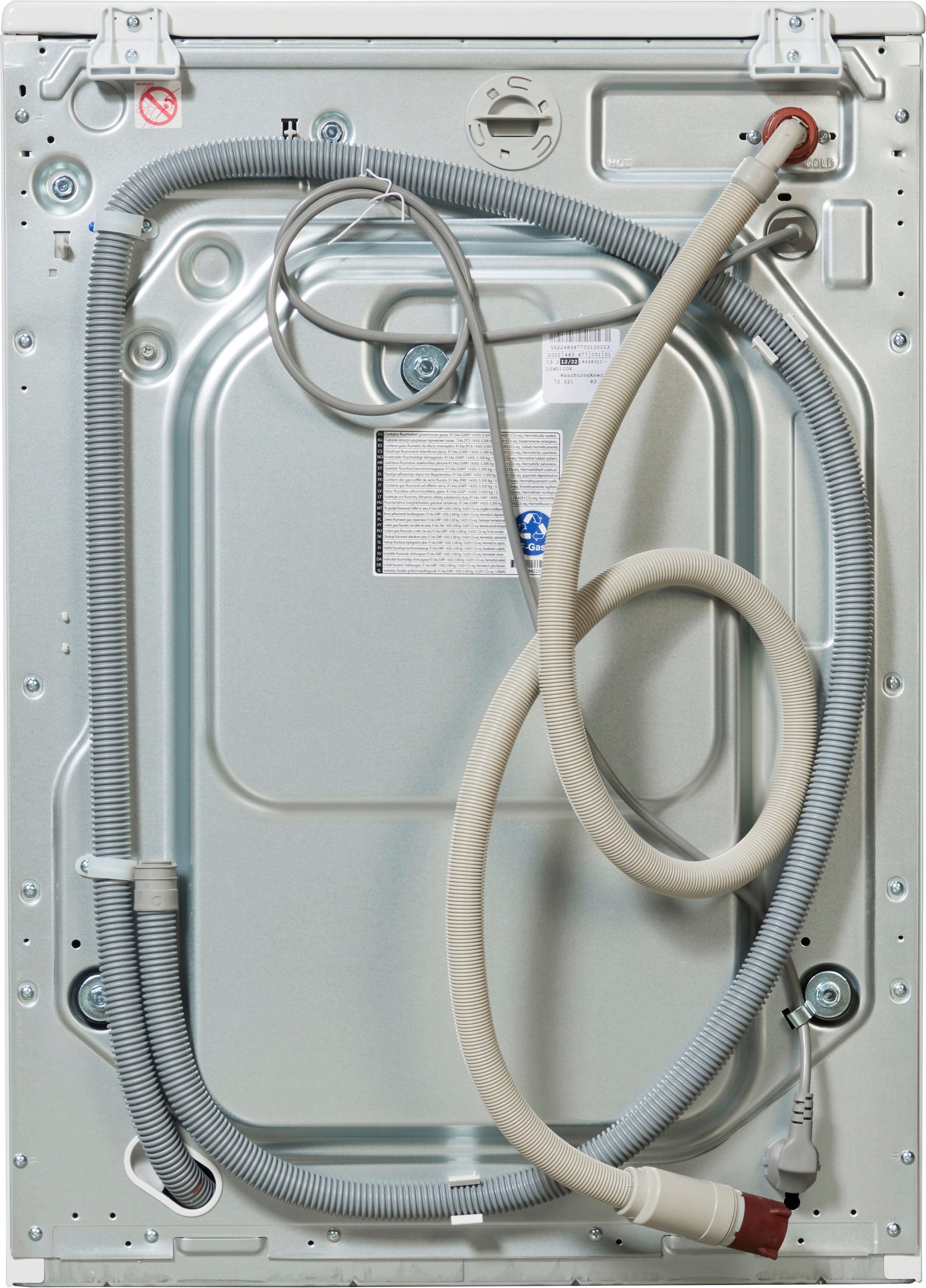 LG Waschtrockner LSWD100E, 12 kg, 7 kg, 1500 U/min, Energieeffizienzklasse A
