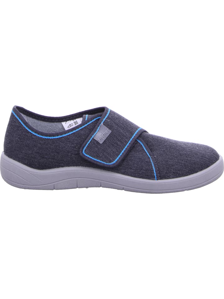 Fischer Markenschuh Hausschuh in grau günstig kaufen
