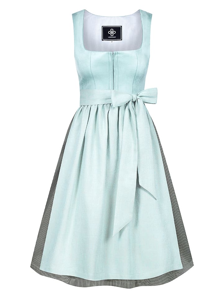 LIMBERRY Dirndl in Mint/ Grau günstig kaufen