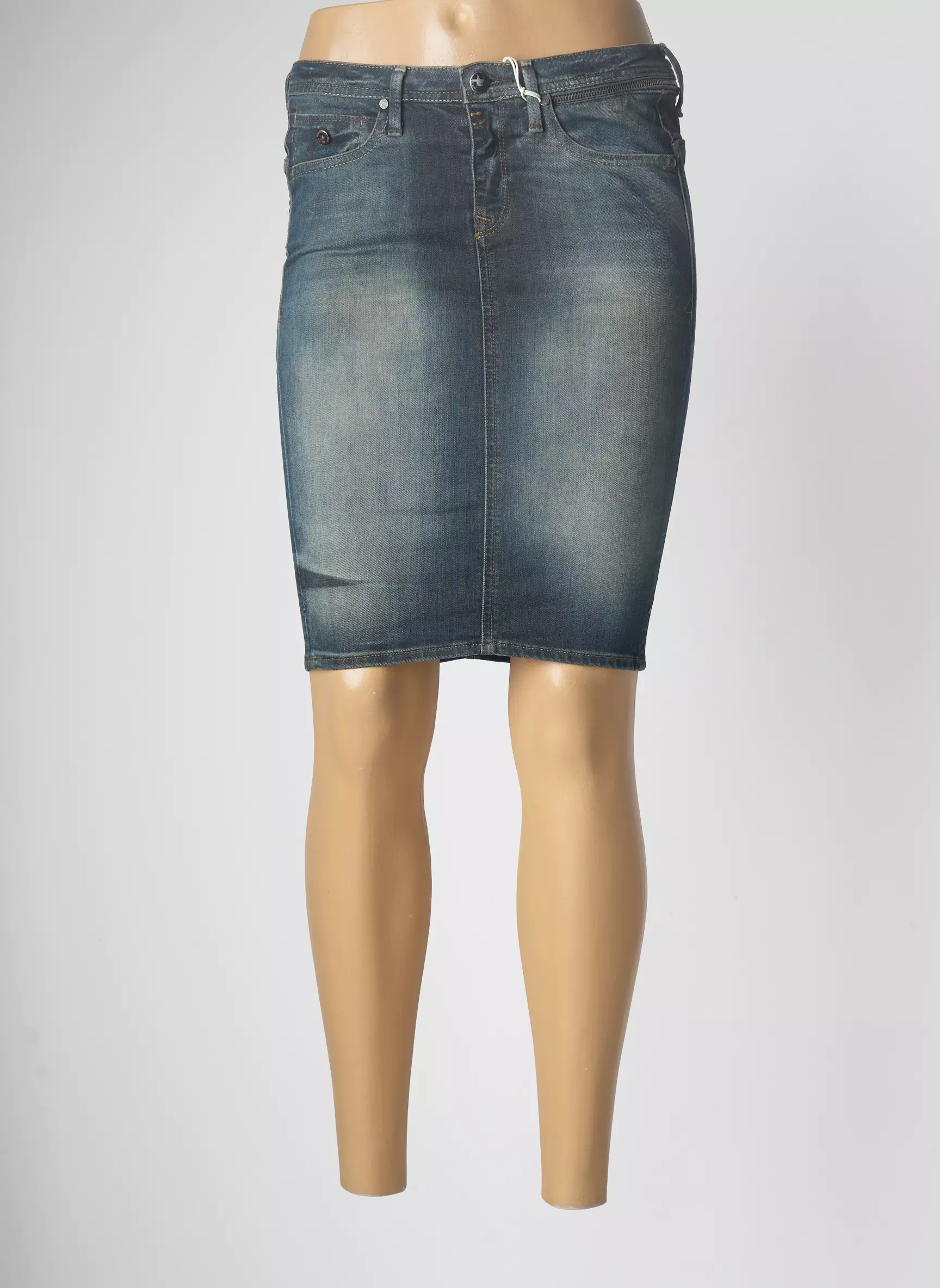 G Star Jupes Mi Longues Femme couleur bleu
