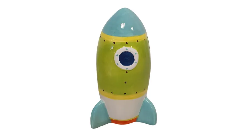 TRENDSHOP Spardose Rakete