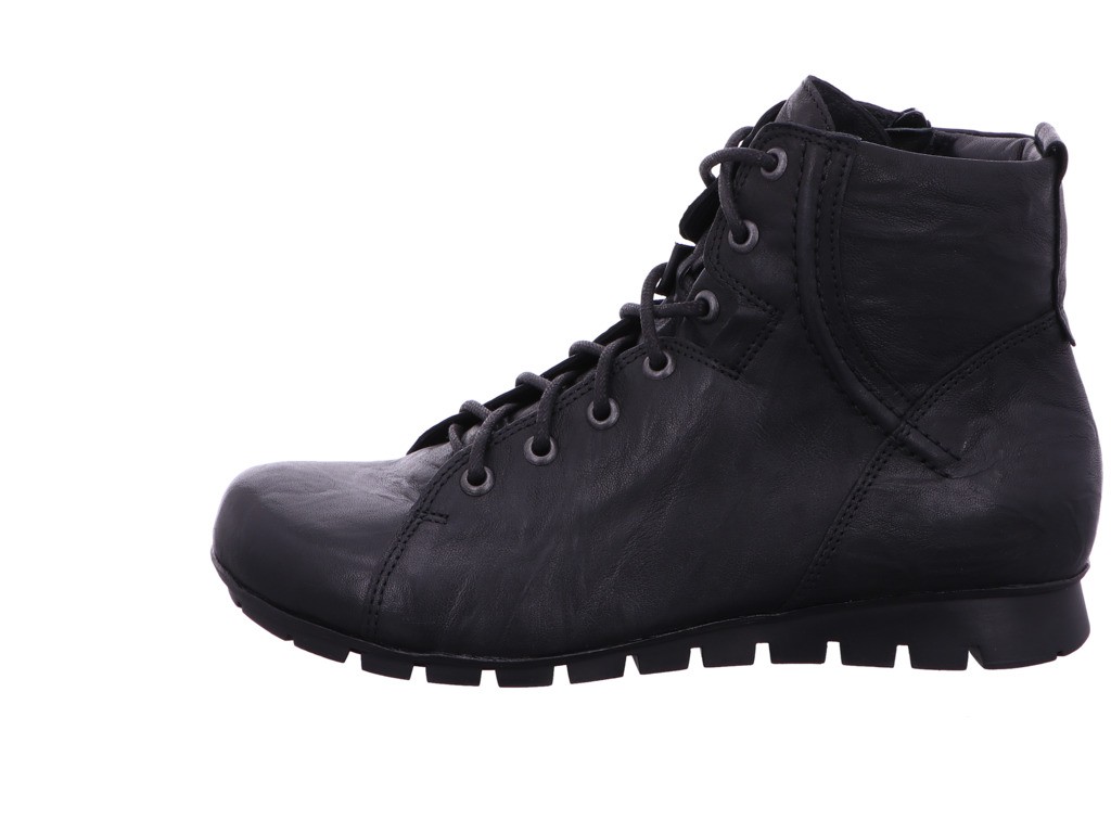 THINK Schnür-Stiefeletten schwarz MENSCHA
