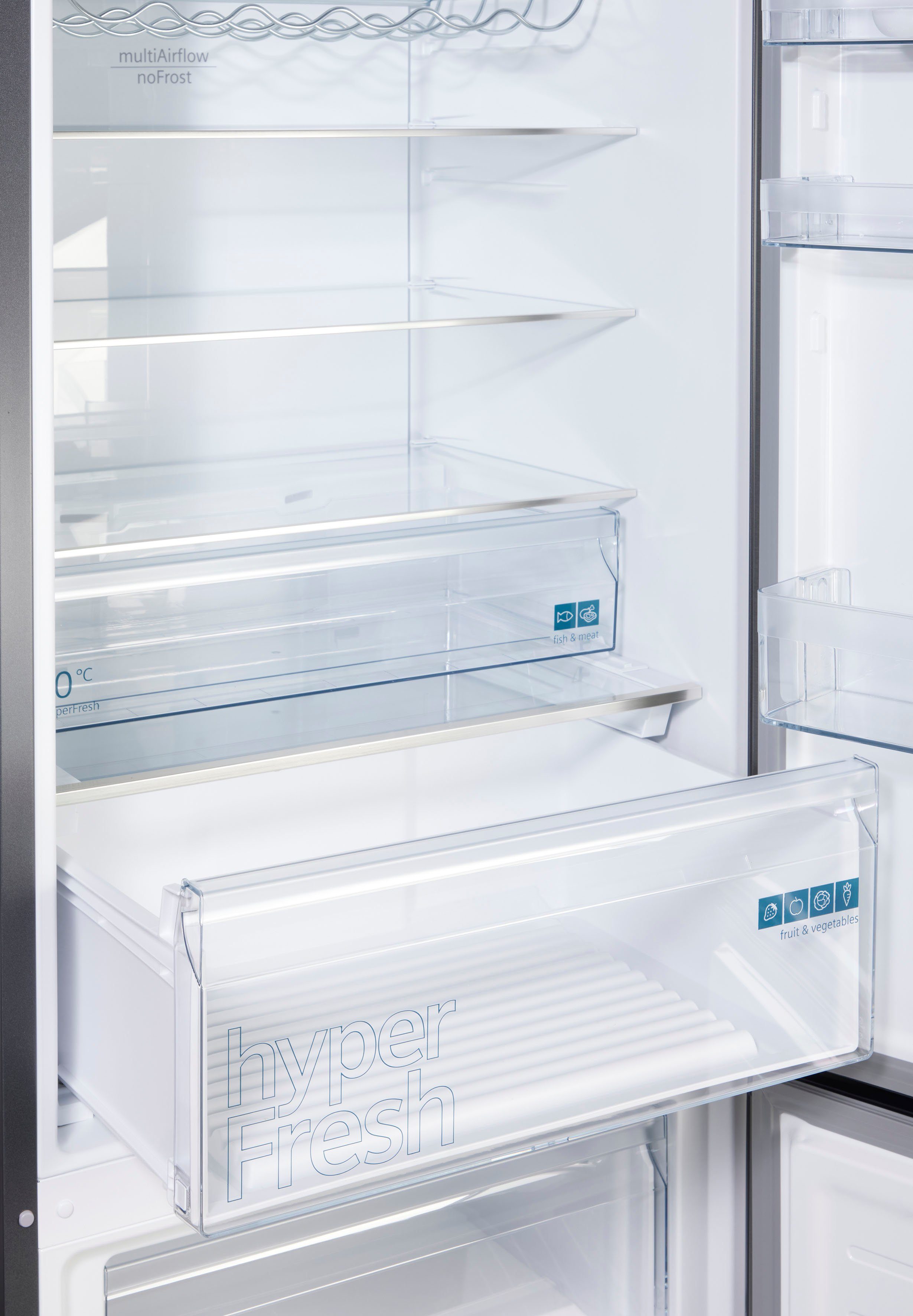 SIEMENS Kühl-/Gefrierkombination iQ300 KG49NXXCF, 203 cm hoch, 70 cm breit