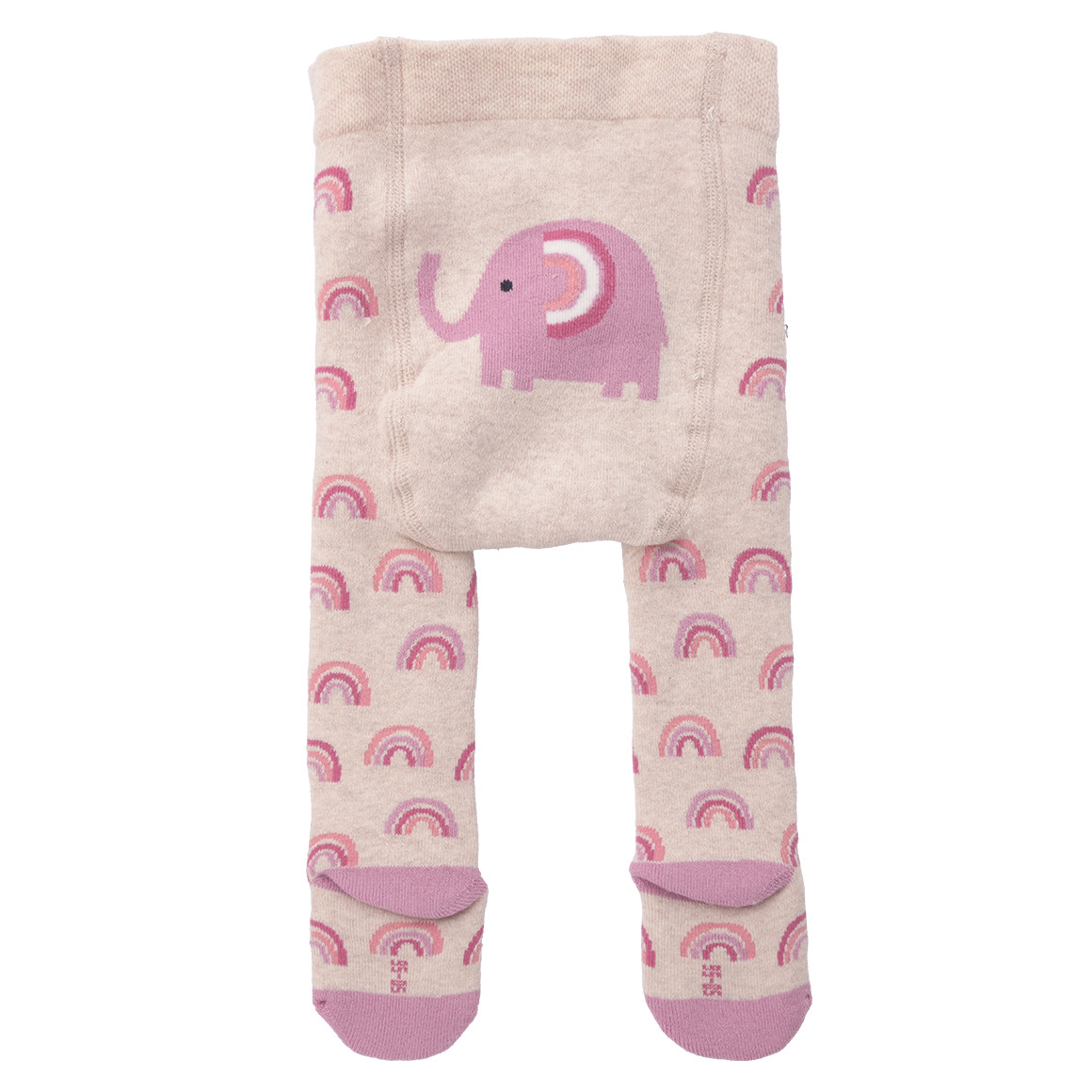 Newborn Strumpfhose mit Regenbogen-Allover