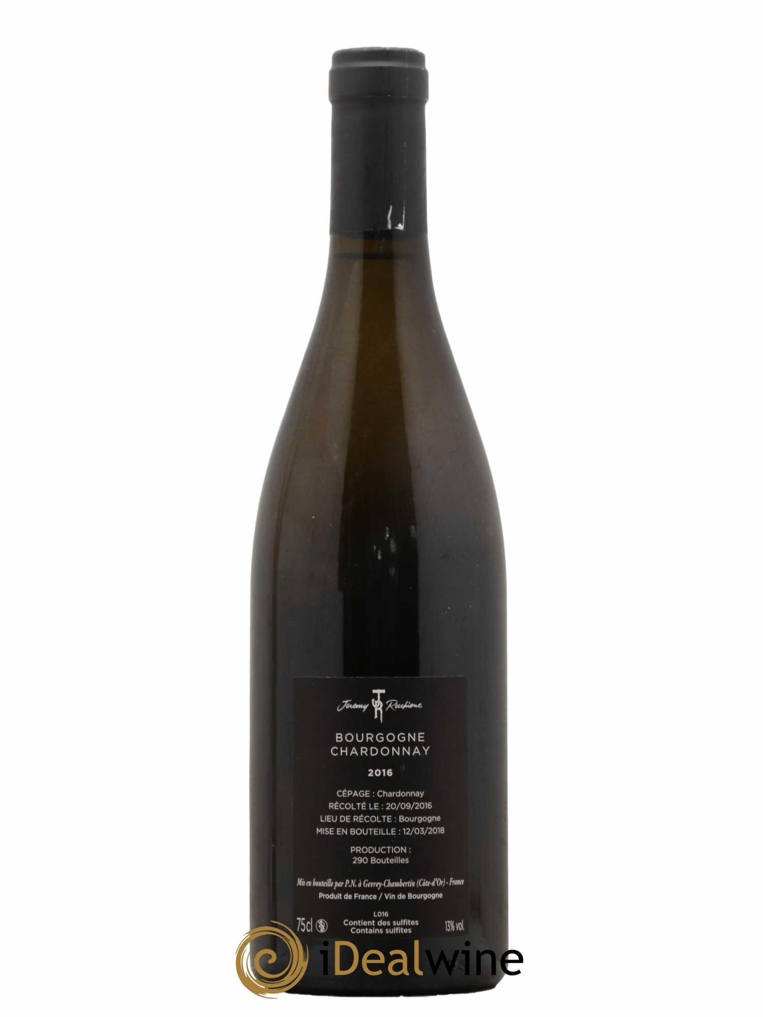 Bourgogne Jérémy Recchione 2016 - Lot de 1 Bouteille