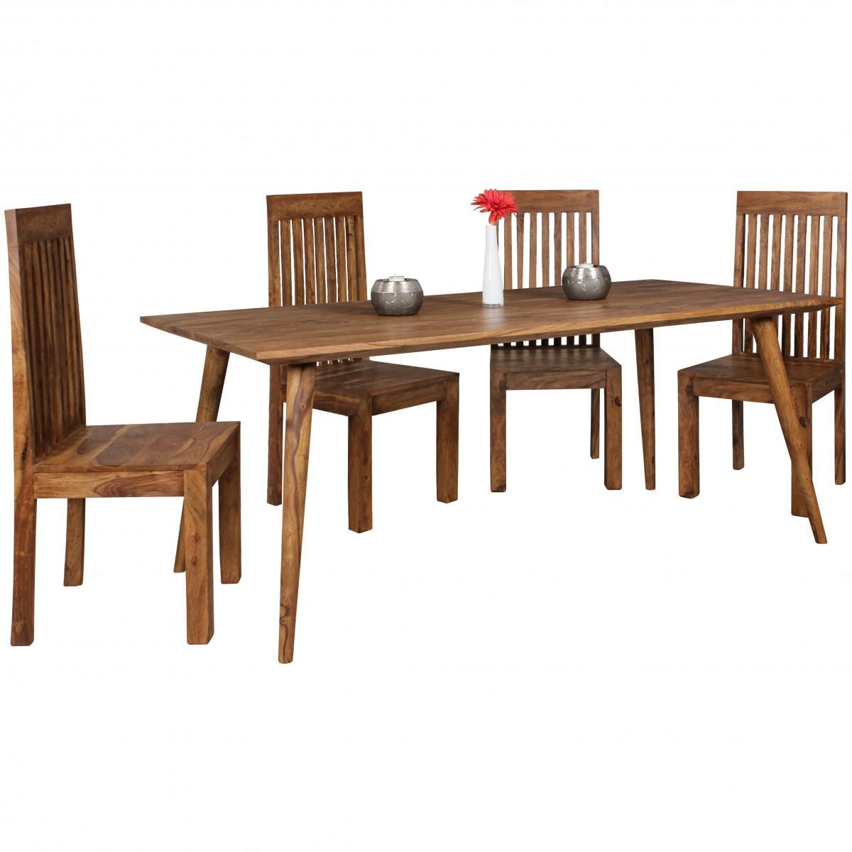 Wohnling Esszimmertisch REPA Massivholz 180 x 80 x 76 cm