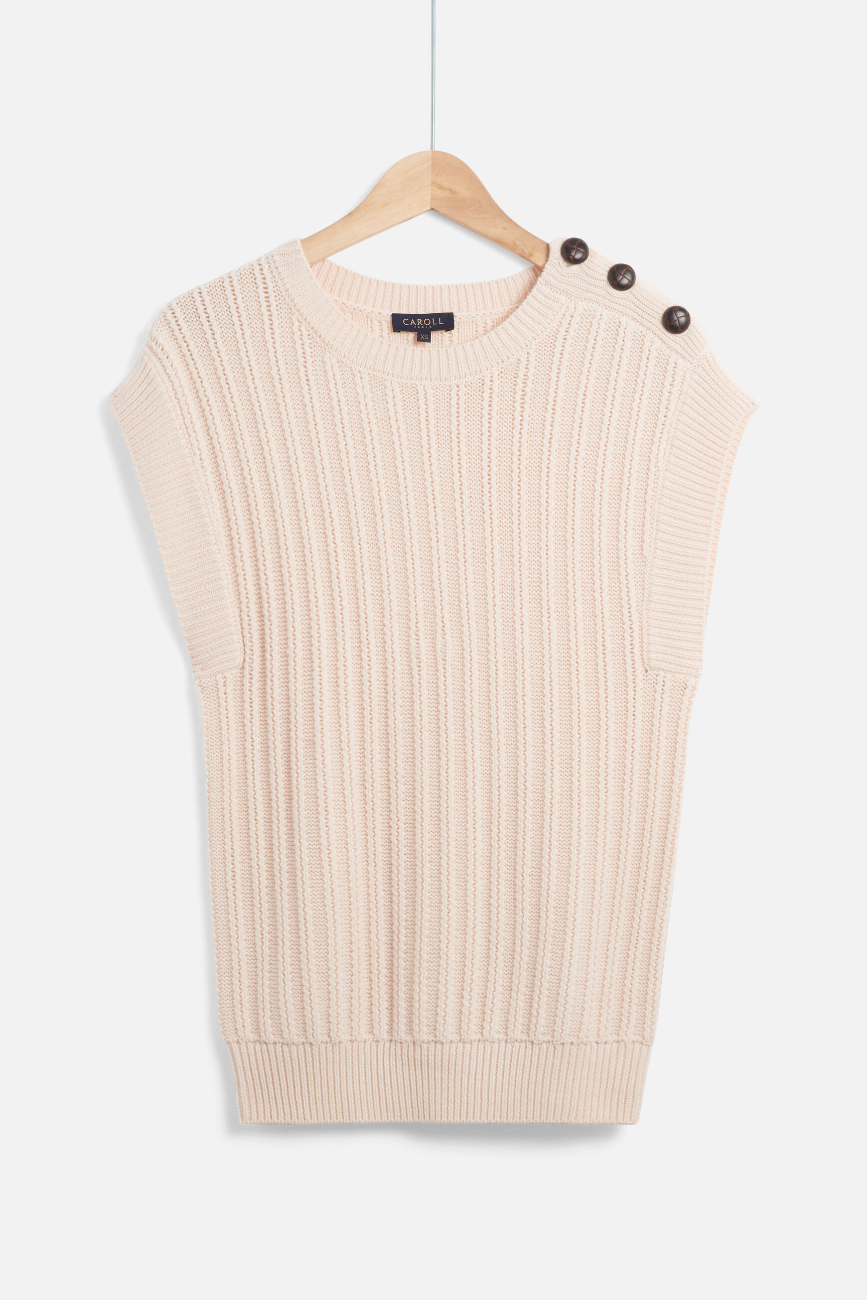 pull leo ivoire femme