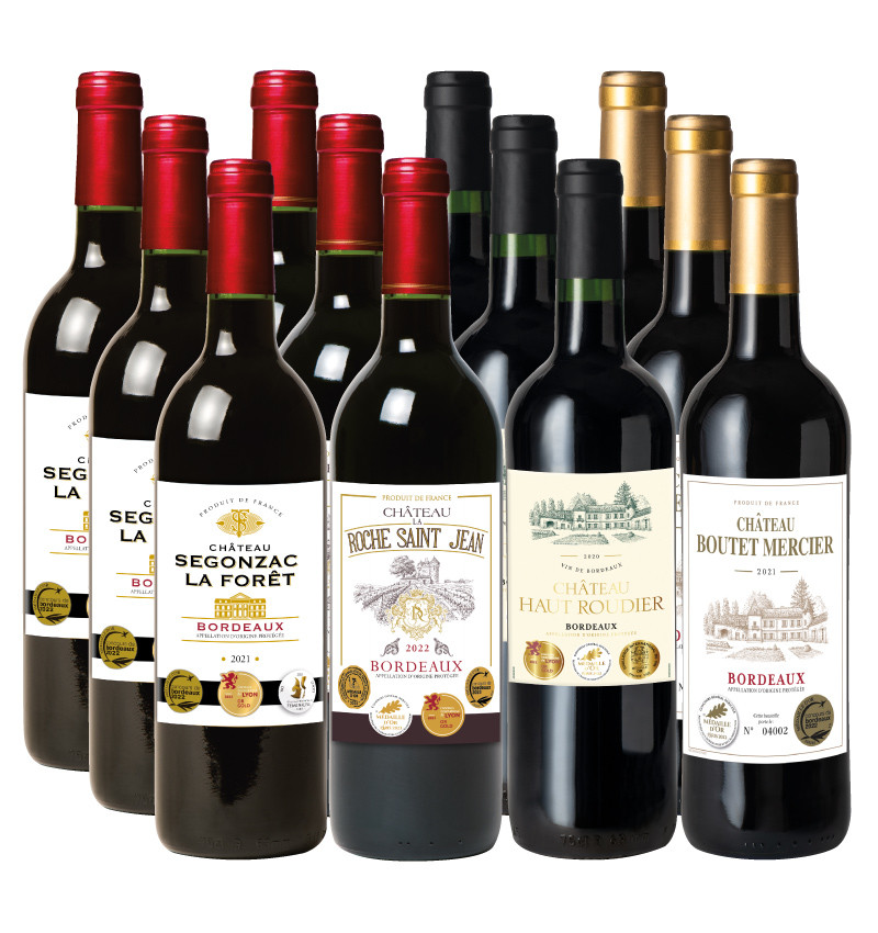 AssortimentAssortiment Bordeaux Médaillés