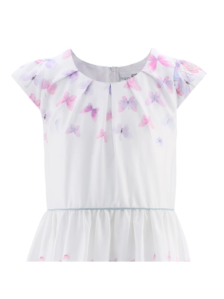 Happy Girls Kleid Butterfly in Weiß günstig kaufen