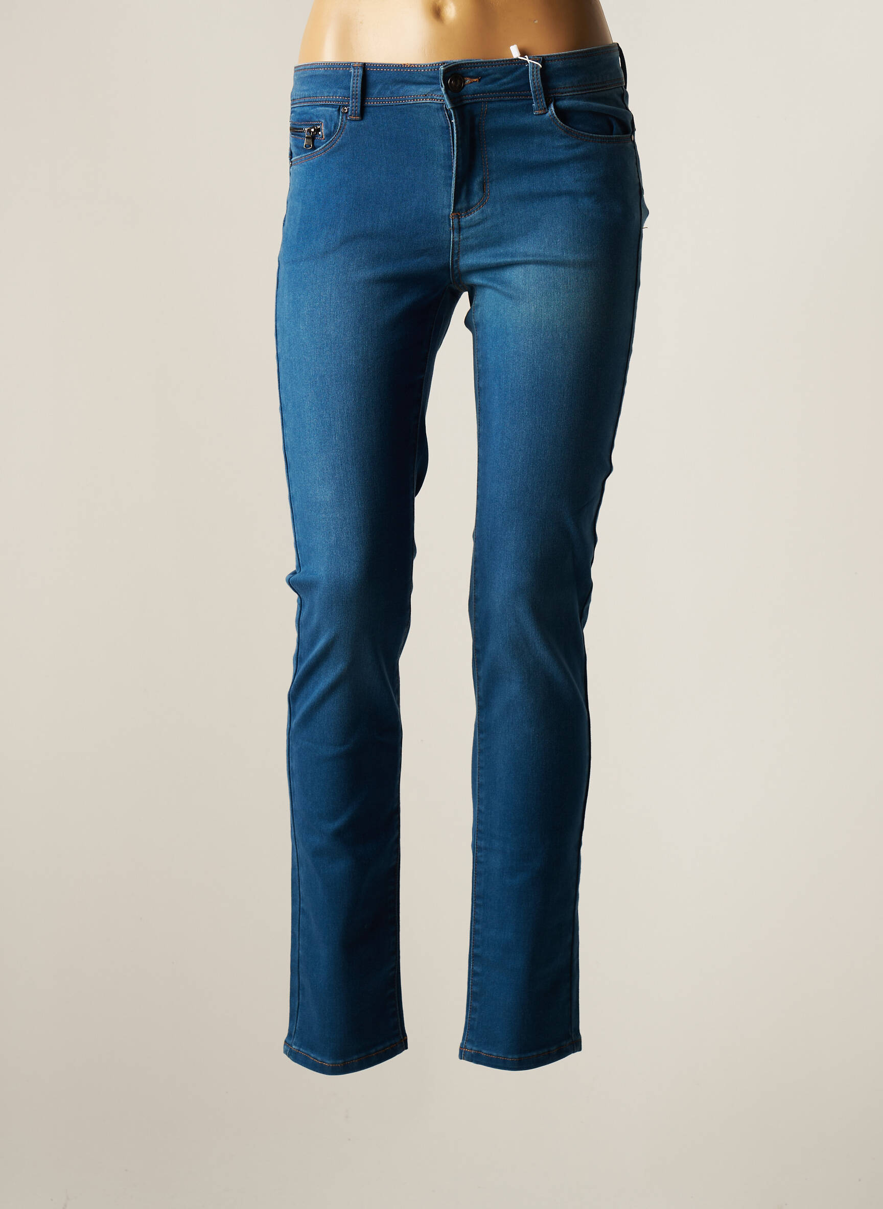C Est Beau La Vie Jeans Coupe Slim Femme couleur bleu