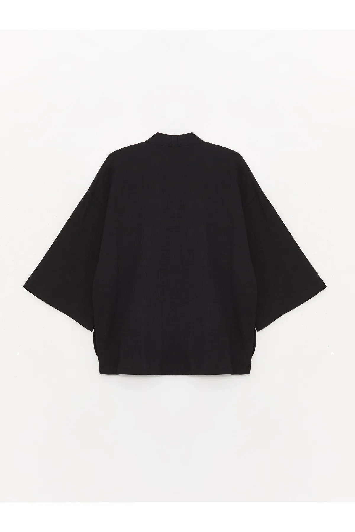 LC Waikiki  Damen-Kimono aus einfarbigem Musselin mit Schalkragen