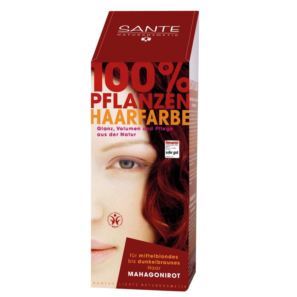 SANTE Pflanzenhaarfarbe - mahagonirot 100 g