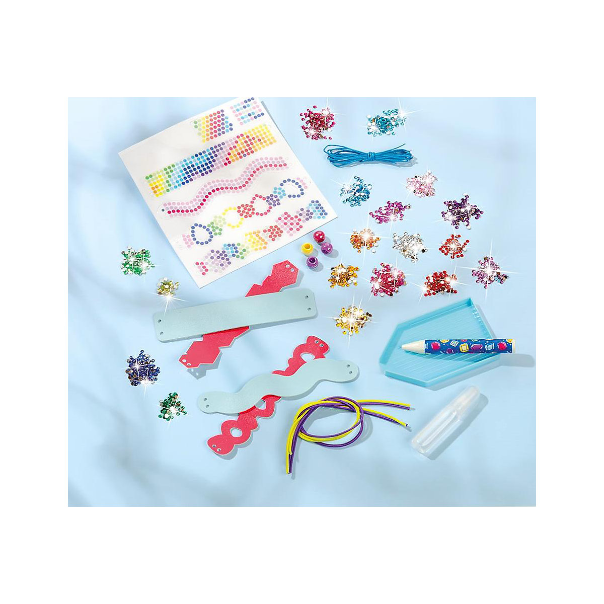 Creativity Diamant Factory - Schmuckbasteln mit Glitzerperlen im Geschenkkoffer