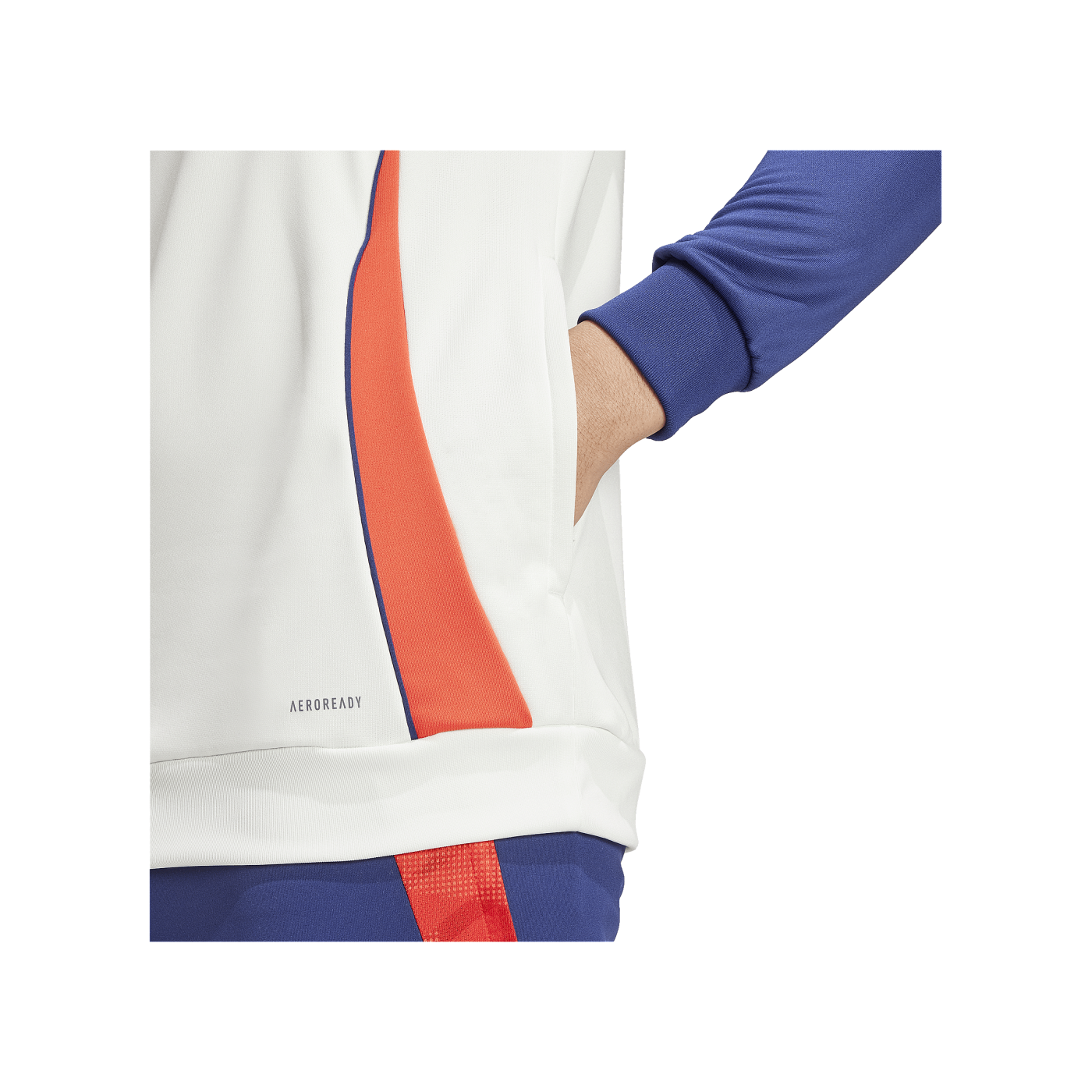 adidas Olympique Lyon Hoody Weiss