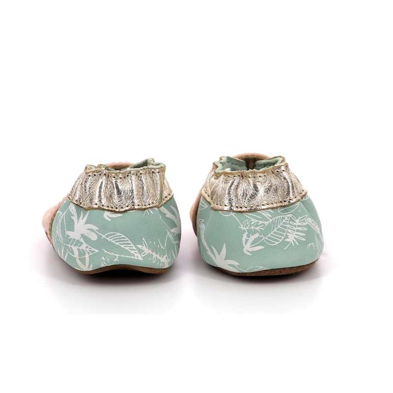 Chaussons cuir tannage vegetal Eyes On You