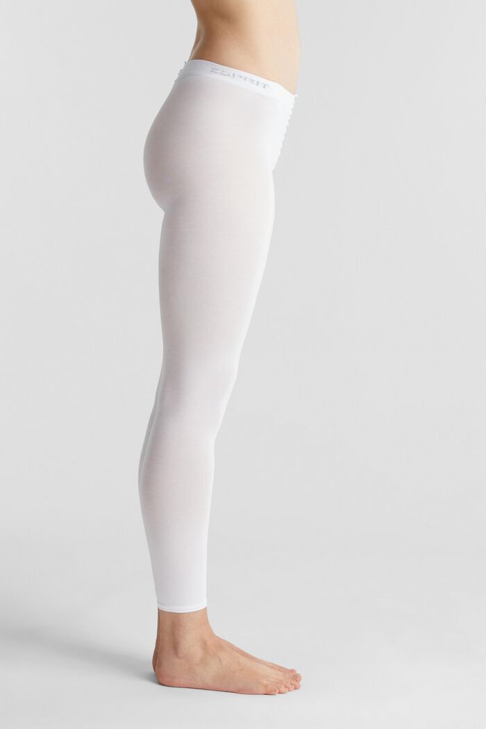 Blickdichte Leggings, Baumwoll-Mix