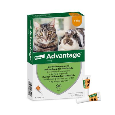 Advantage® für Katzen und Zierkaninchen