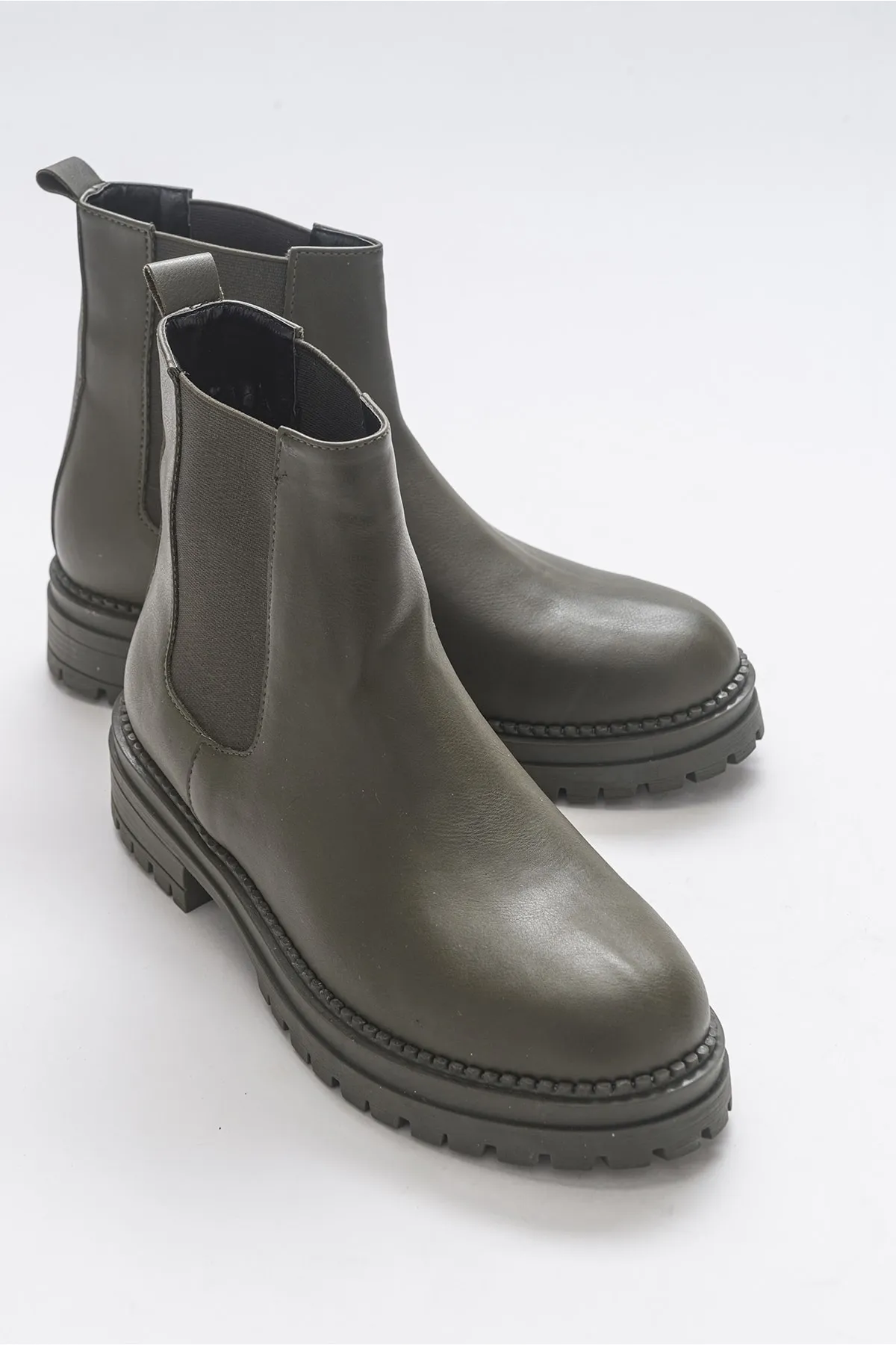 LuviShoes  Eigene grüne Damenstiefel