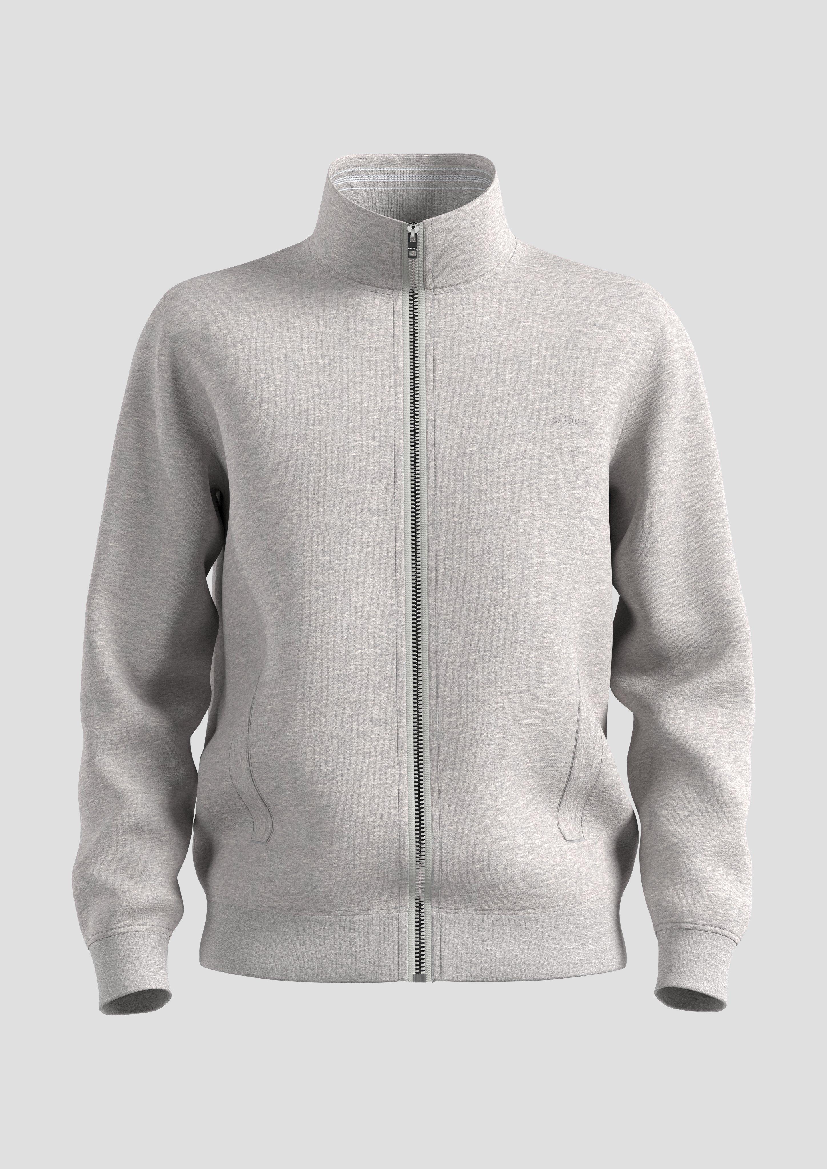 Sweatshirt-Jacke mit Stehkragen  2140256-9400