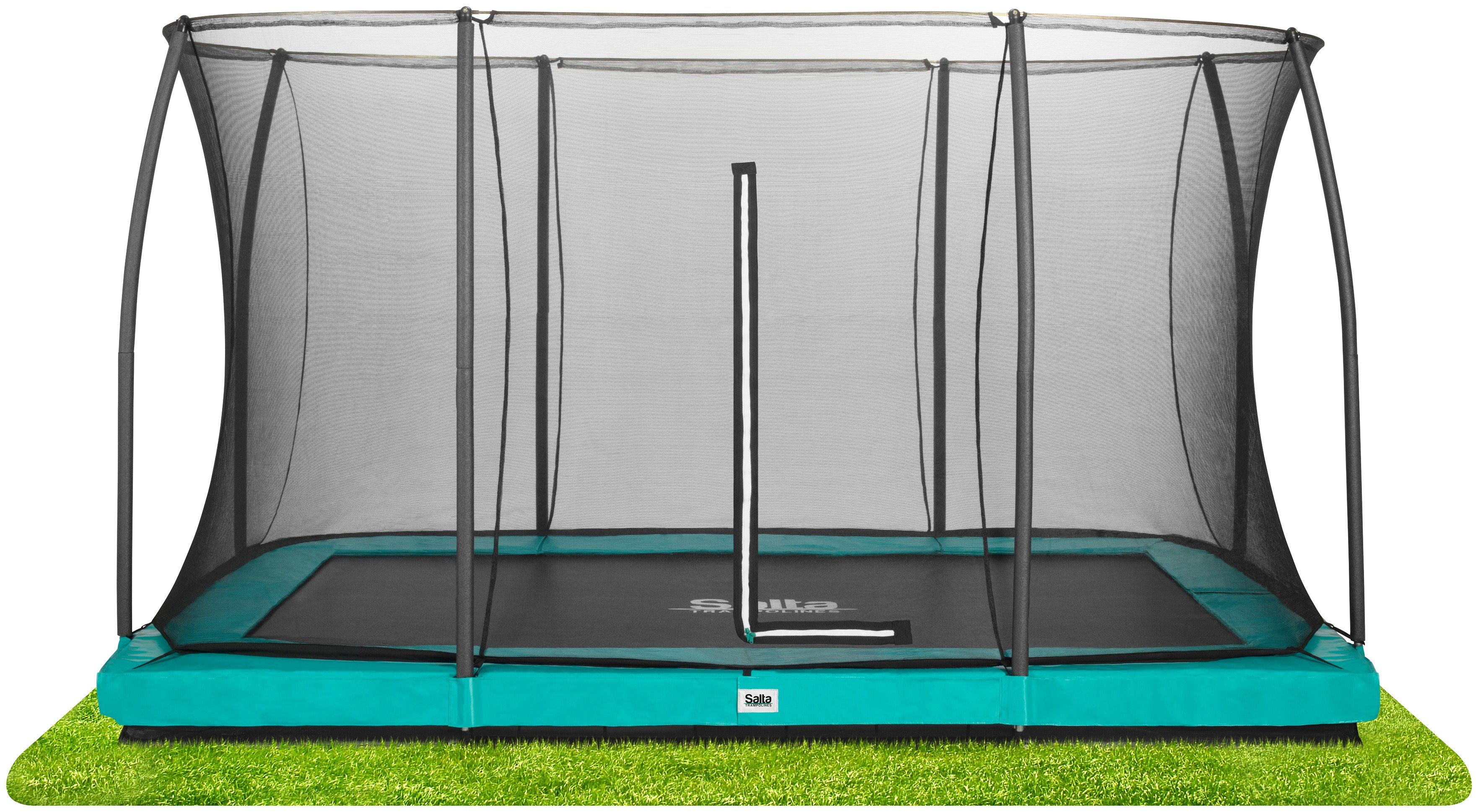 Salta Gartentrampolin Comfort Edition Ground, Schutzrand grün
