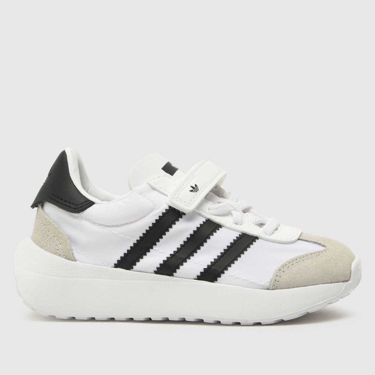 adidas vita & svarta country xlg småbarnsskor