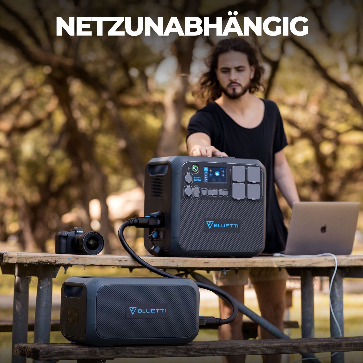 BLUETTI Stromerzeuger AC200MAX+2*B230+2 *PV200 Solargenerator Kit, (1-tlg), 6144Wh/2000W