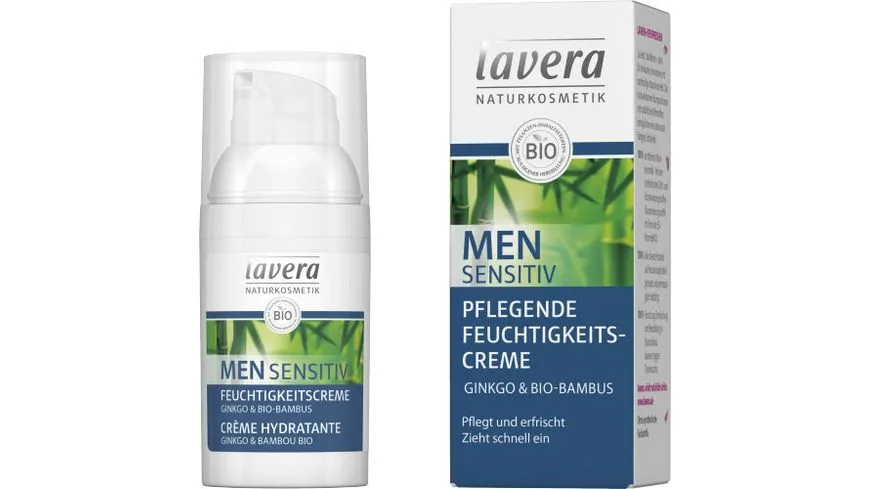 lavera men sensitiv Pflegende Feuchtigkeitscreme 30 ml