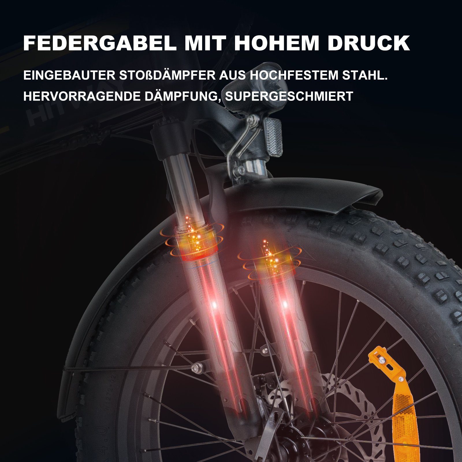 HITWAY E-Bike faltbares MTB 20