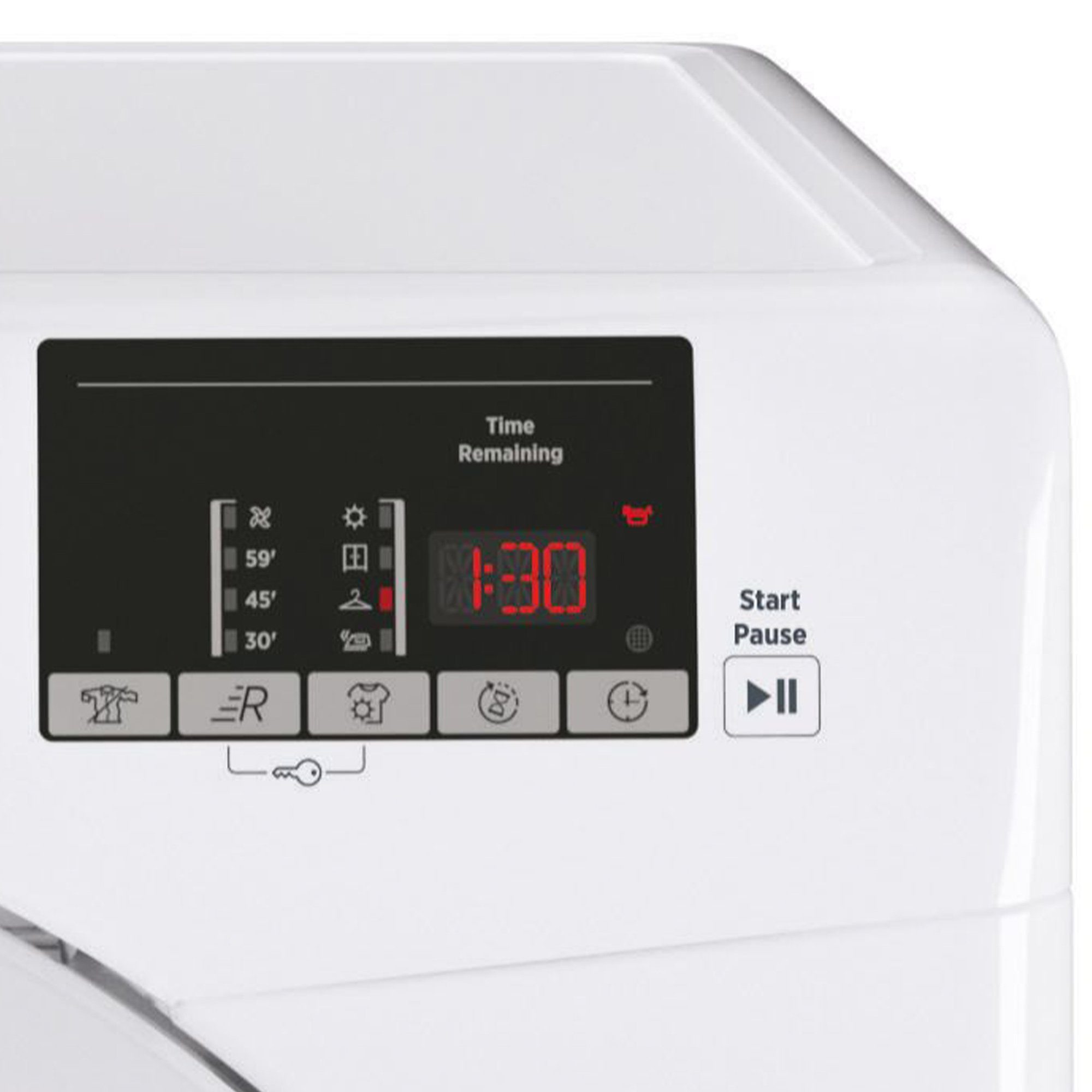 Hoover Kondenstrockner H-DRY 300 LITE Design HLE C7DE-84, 7 kg, NFC-Technologie, AquaVision, 16 Programme, Digitaldisplay