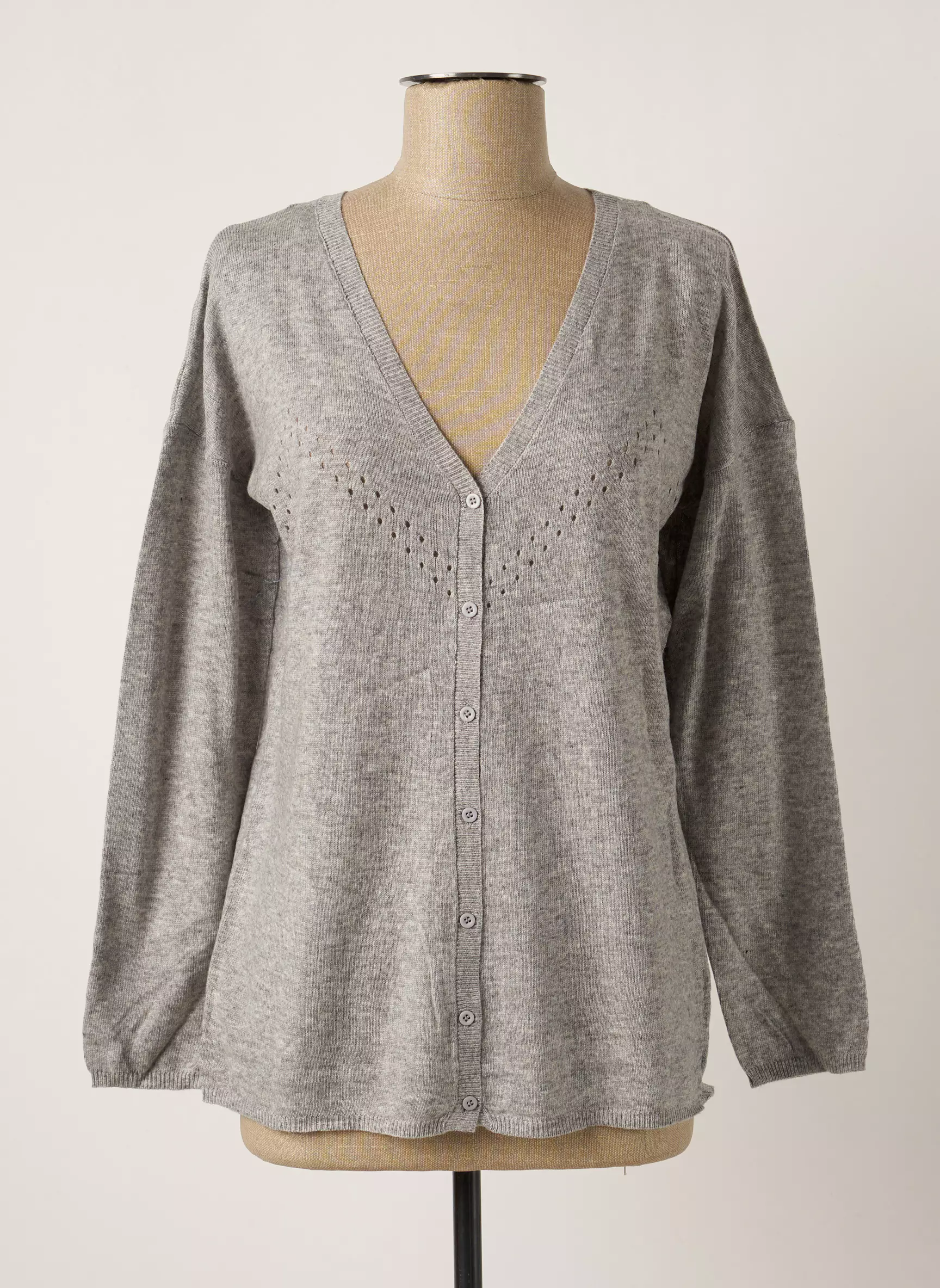 So Sweet Cardigans Femme couleur gris