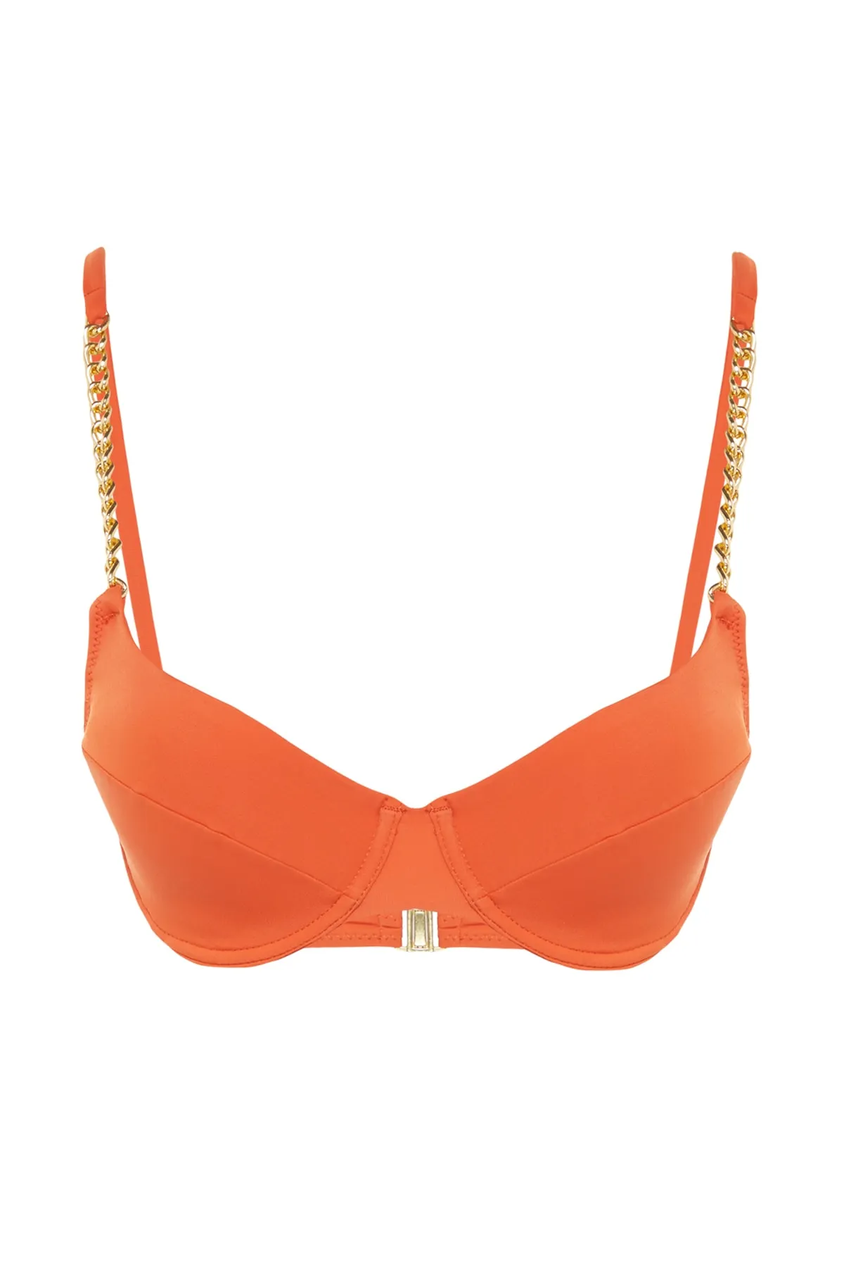 Trendyol Collection  Bikinioberteil mit Zimt-Bügelkette und Accessoire TBESS22BU0047