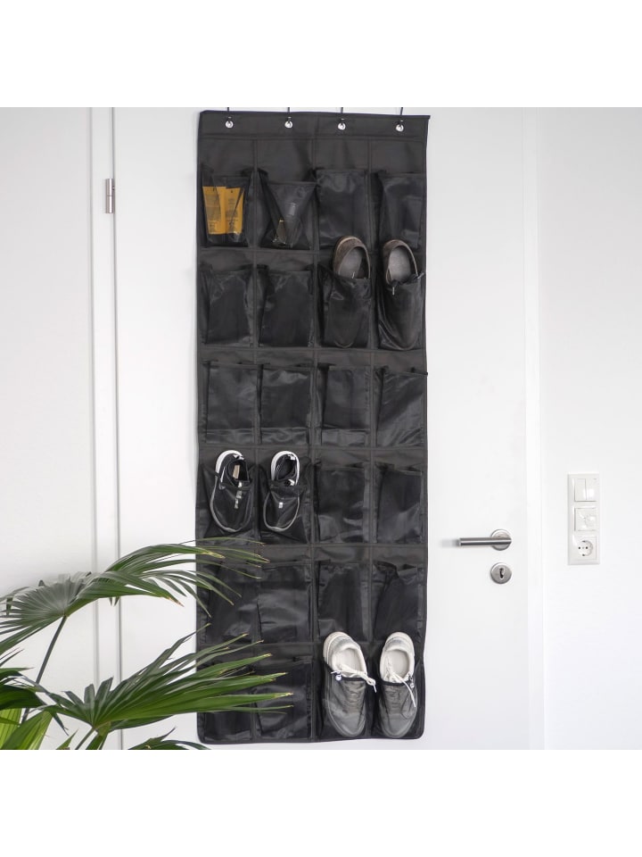 Intirilife Schuhorganizer Hängendes Schuhregal in Schwarz günstig kaufen onesize