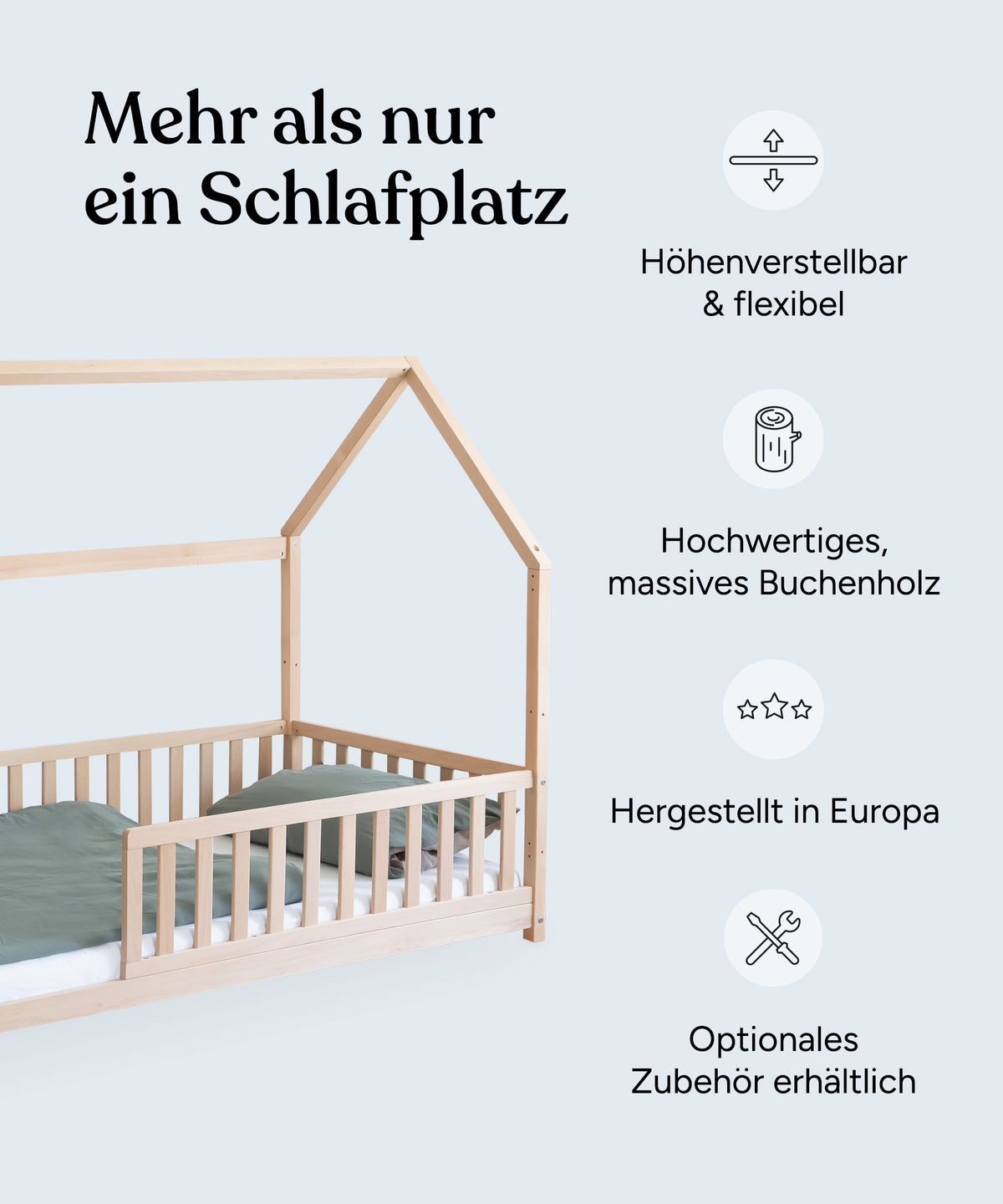 Hausbett Buche