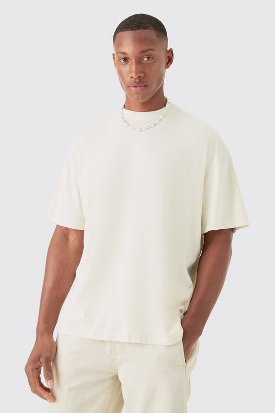 Oversize T-Shirt mit Sternen-Print