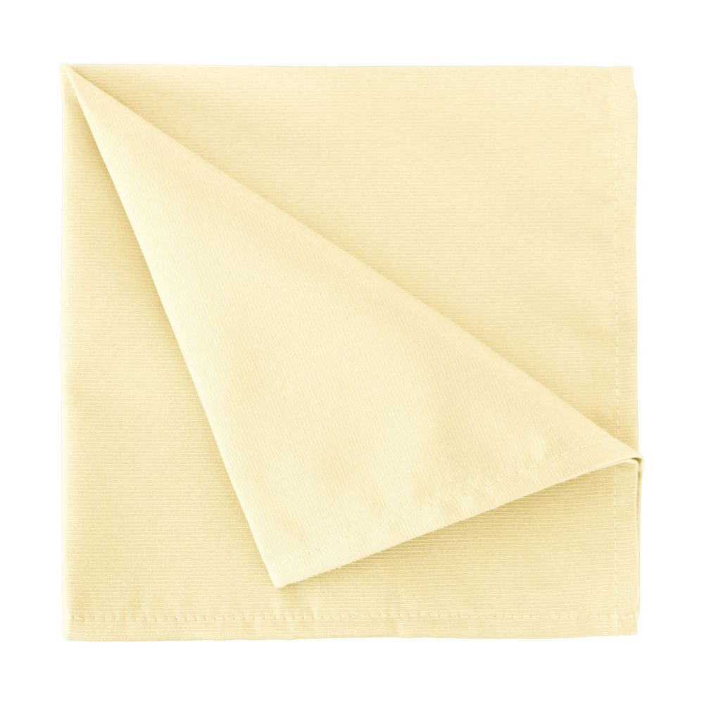 Serviette beige/ecru Uni-Rips