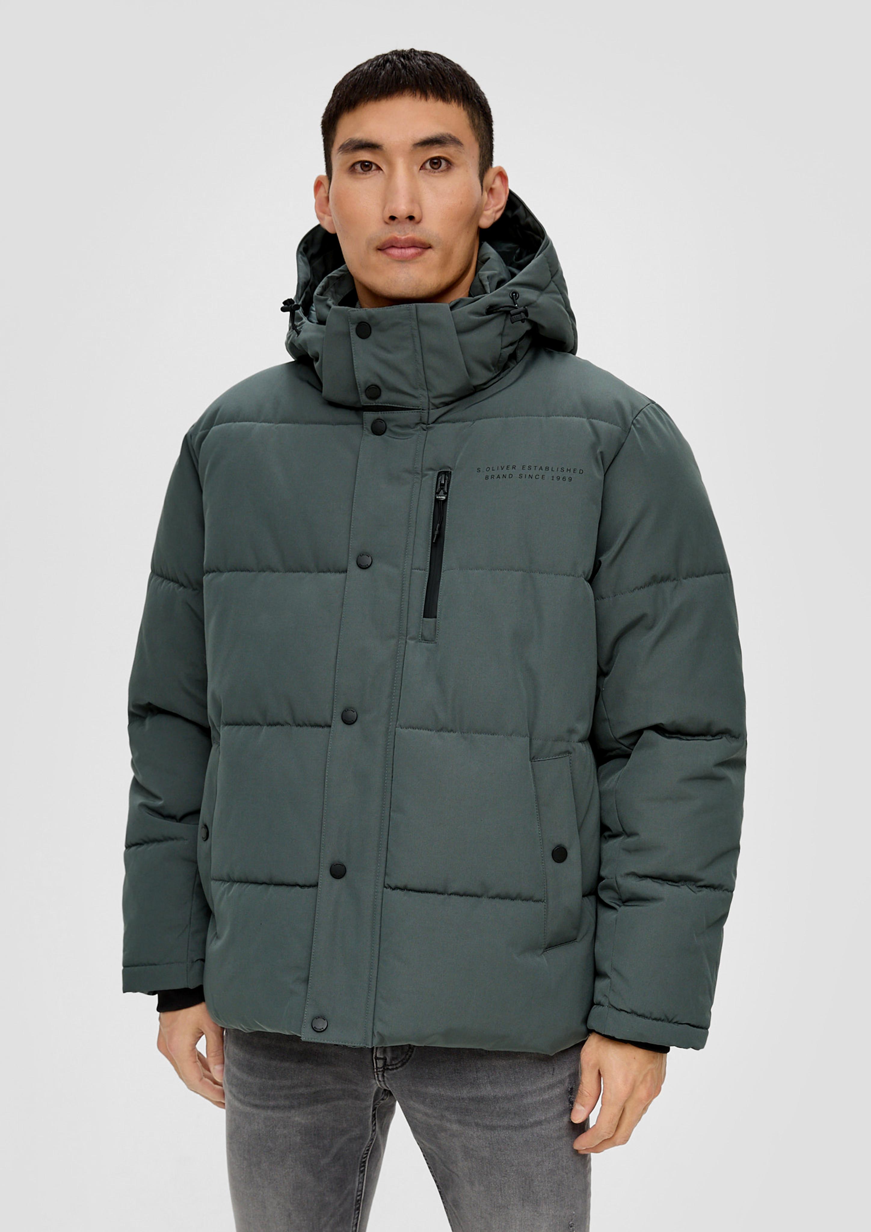 Steppjacke mit Schriftprint  2132004-7909
