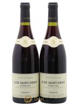 Clos Saint-Denis Grand Cru Domaine Patriache 2004 - Lot de 2 Bouteilles